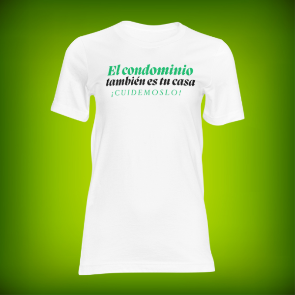 Camisa con mensajes educativos