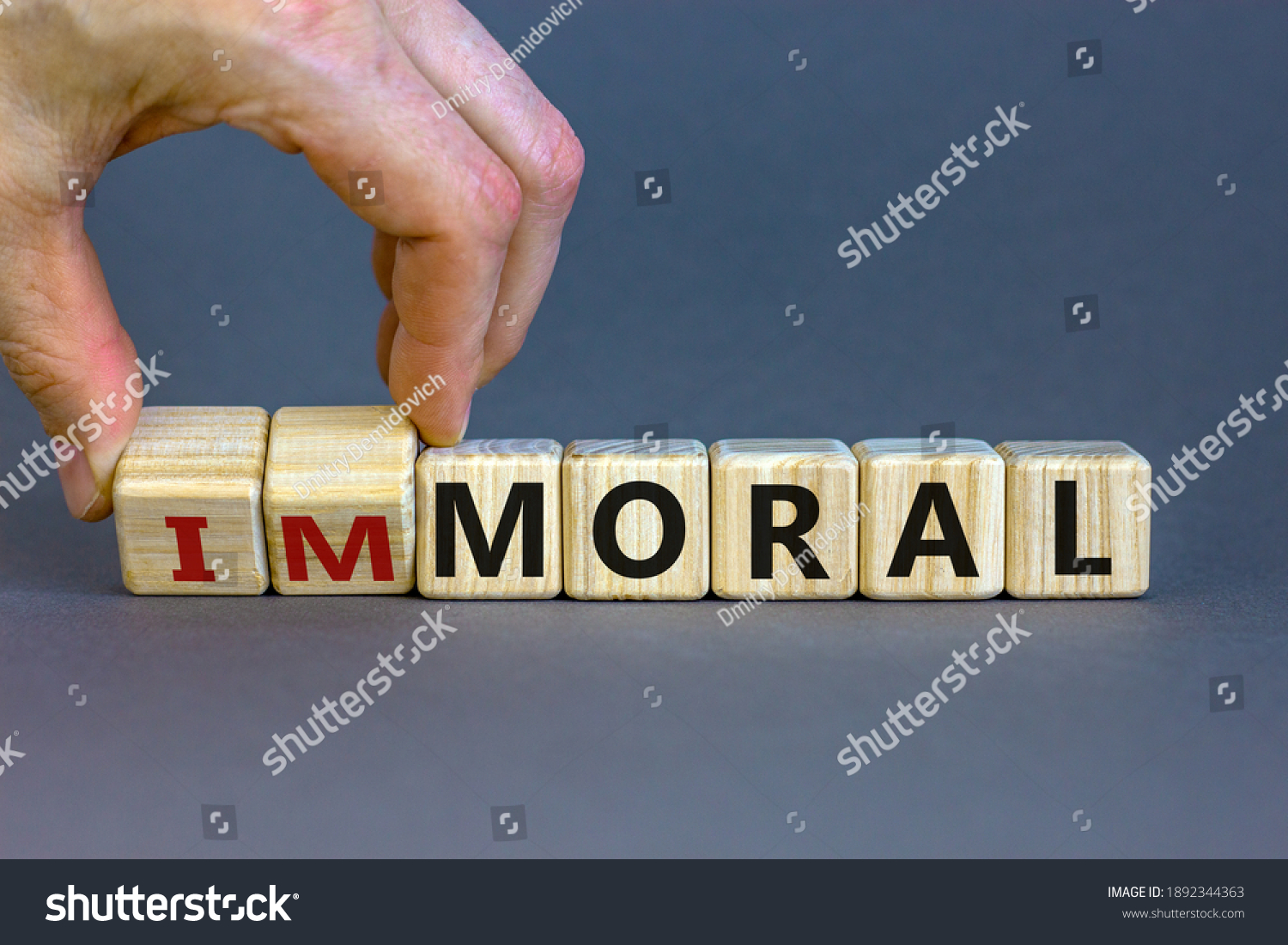 Inmoralidad versus legalidad