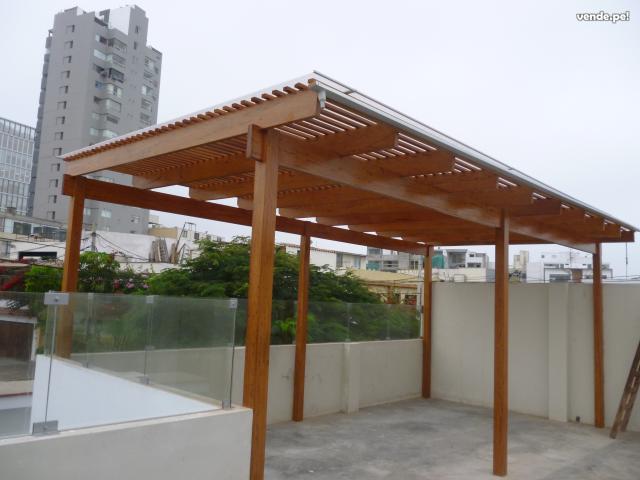 Consulta para la instalación de un techo en una terraza del pent house