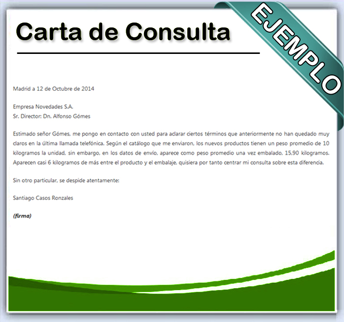 Carta Consulta para copropietarios en un condominio en Venezuela